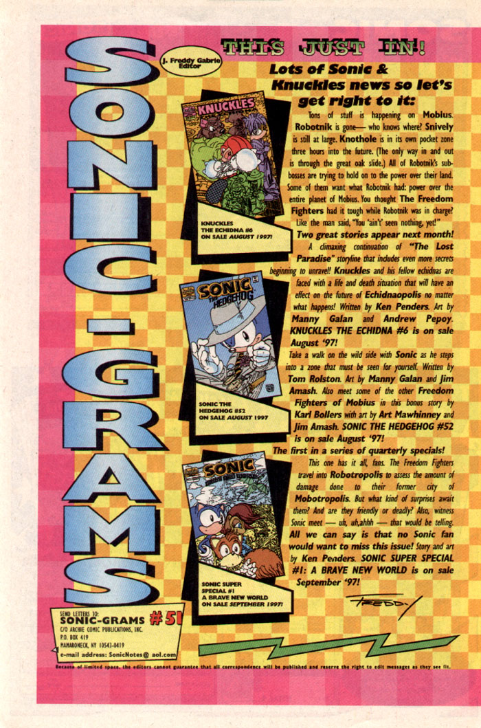 Sonic - Archie Adventure Series October 1997 Page 27
